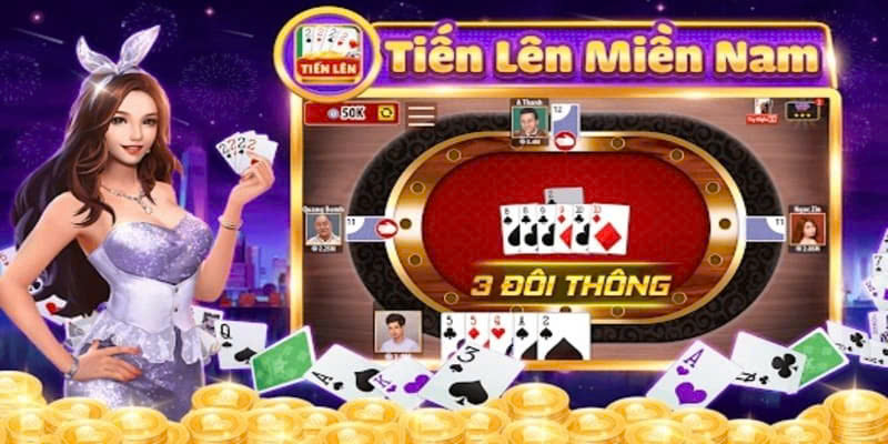 Ba đôi thông trong game bài tiến lên miền Nam