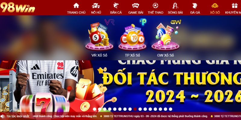 Đôi nét đặc sắc về sảnh xổ số 98Win