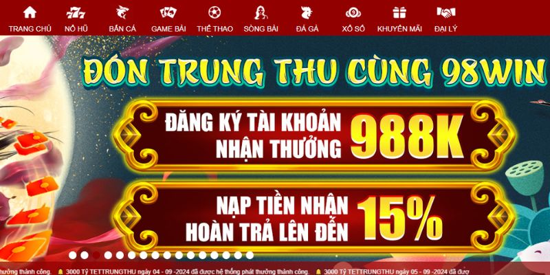 Sự kiện ưu đãi tặng thưởng tân binh đăng ký mới