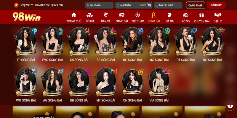 Một số thông tin khái quát về Casino online 98Win